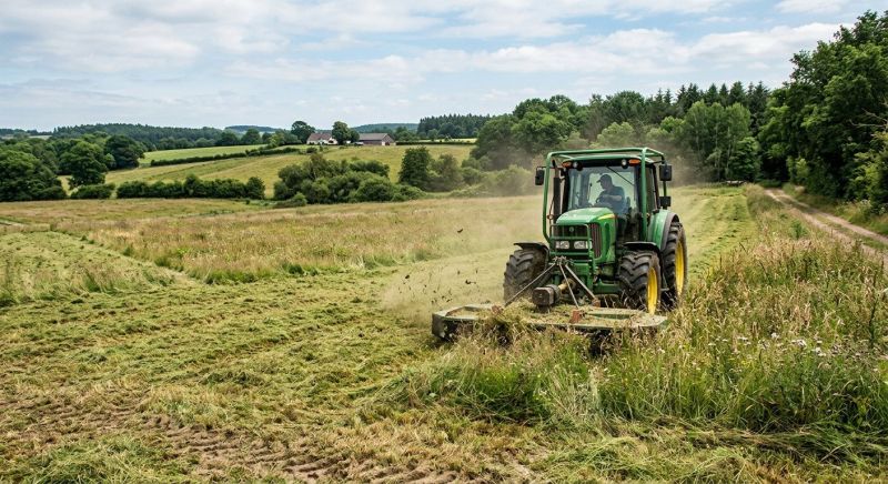 Tractor Mowing in Calvert County, MD